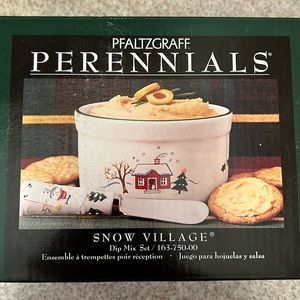 Pfaltzgraff Perennials - Snow Village Dip Mix Set / 163-750-000